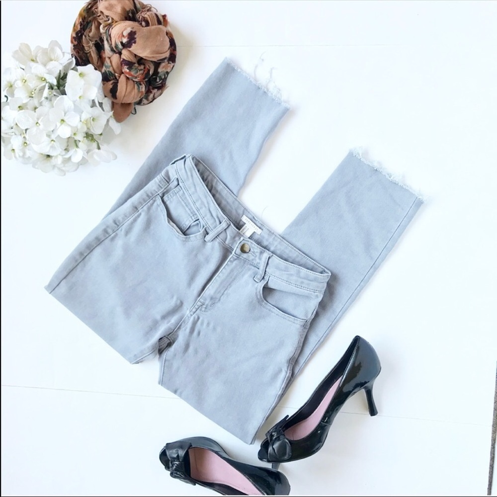 Forever 21 Light Gray Jeggings